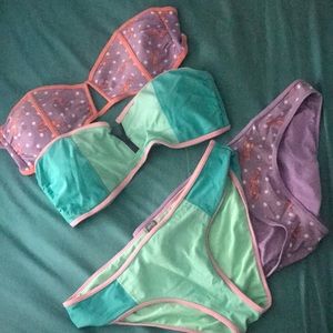 Two aerie bikinis